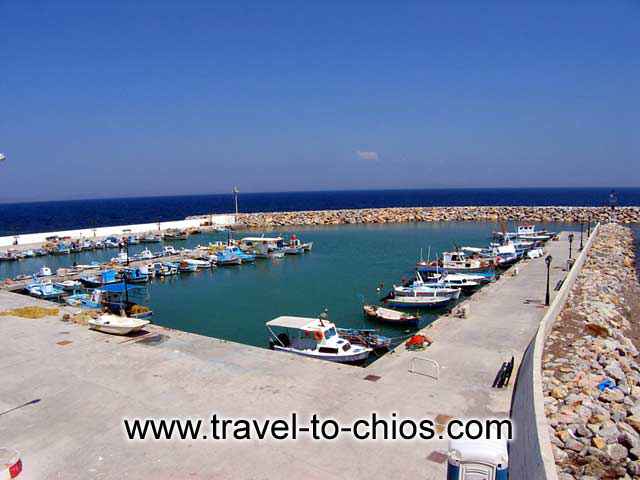 The small fishing port of Agia Paraskevi  